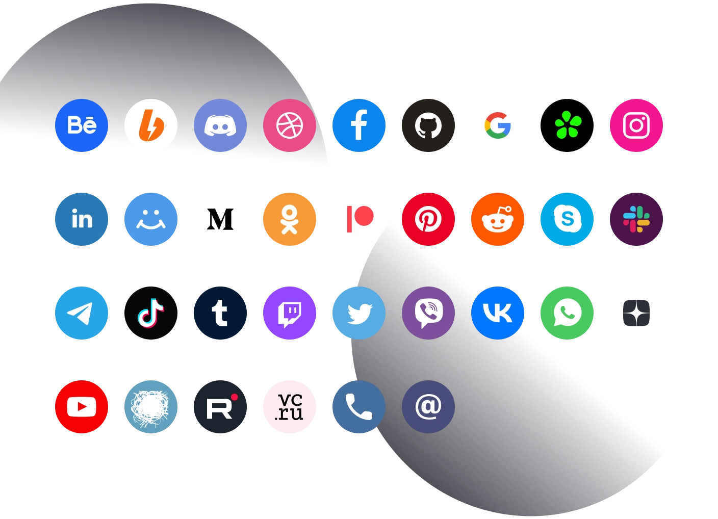 Виджет Мультикнопка — социальные сети и каналы связи на сайте | Touch-Me — №5