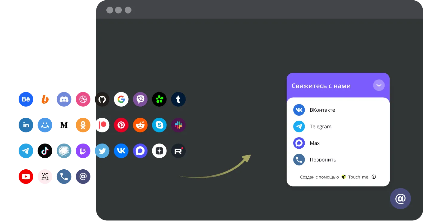 Виджеты для промышленных сайтов — увеличение заявок B2B | Touch-me — №20